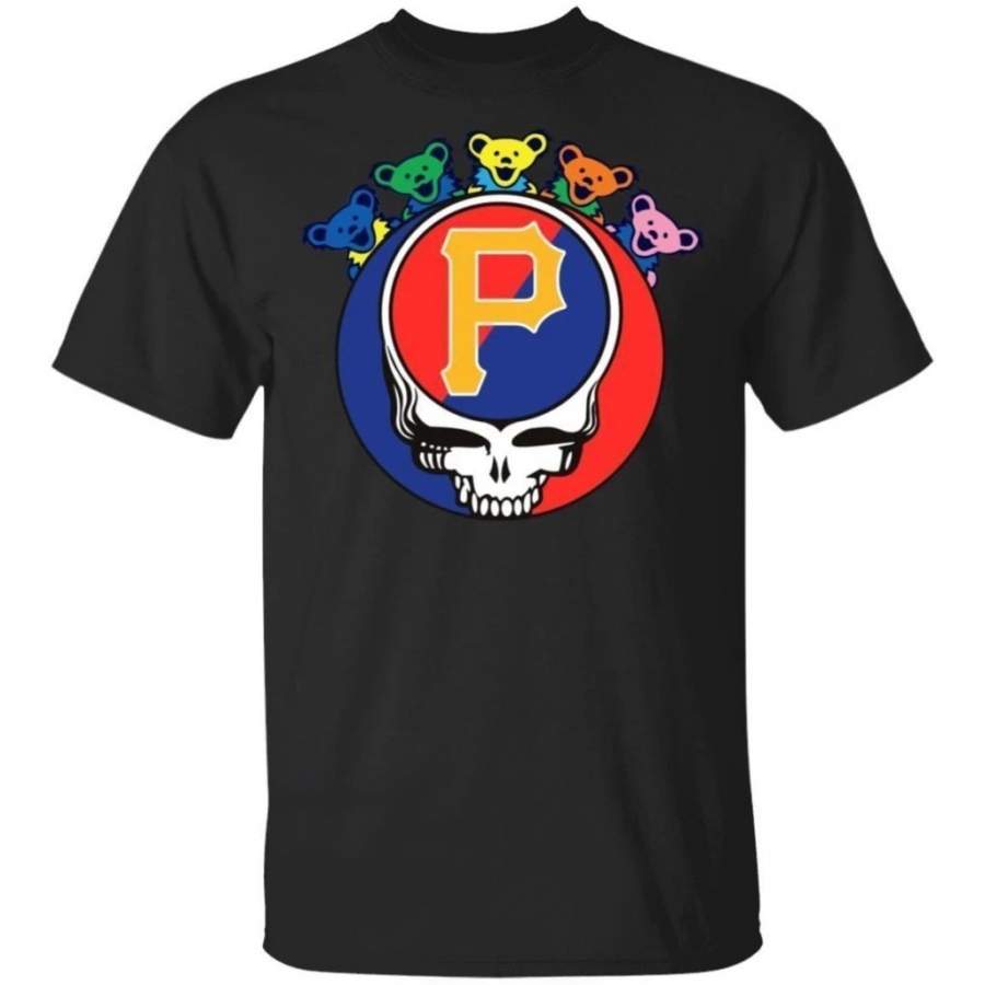 The Grateful Dead Mixed Pittsburgh Pirates T-Shirt For Fans PT06