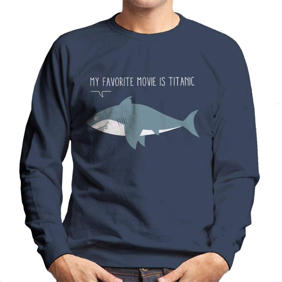 A Sharks Favorite Movie Men’s Sweatshirt