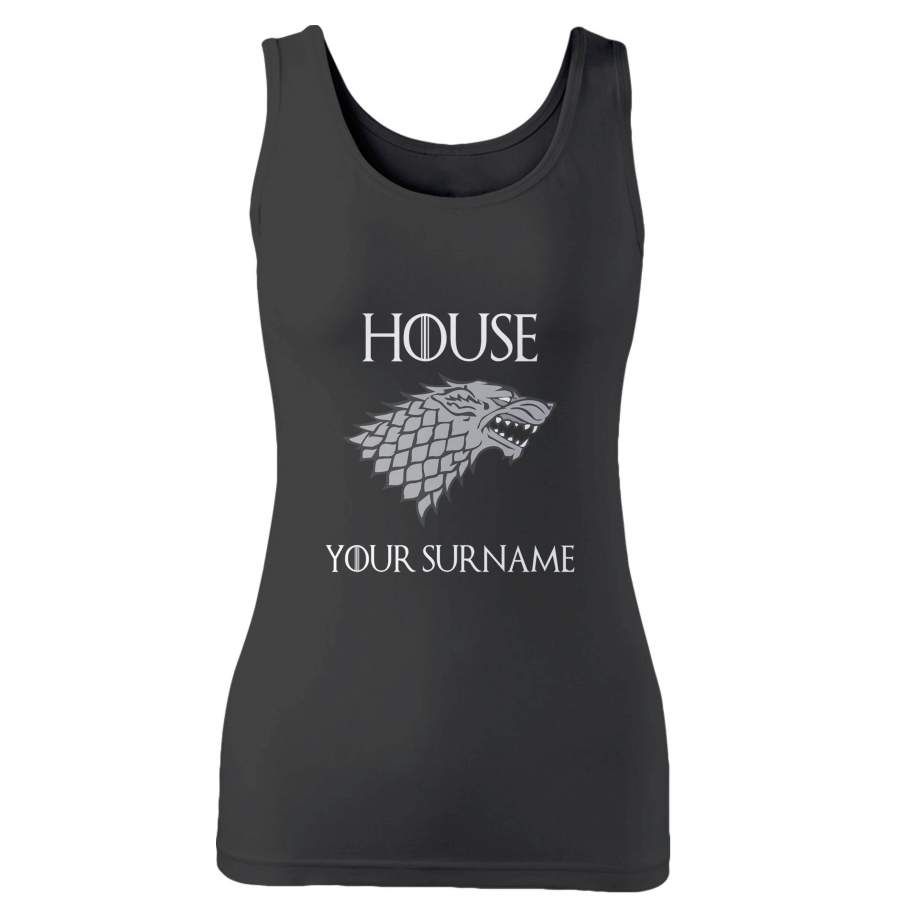 House Custom Surname Woman’s Tank Top