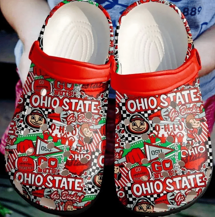 Proud Ohio State Red Clog Shoes #Dh