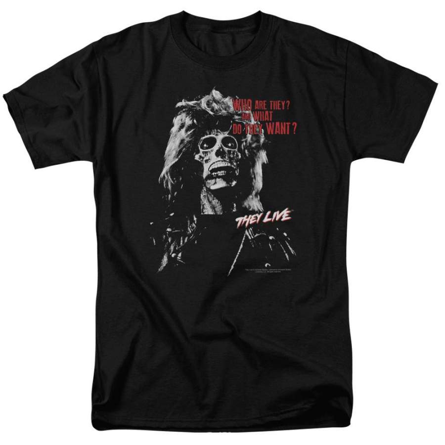 They Live They Want Men’s Regular Fit T-Shirt