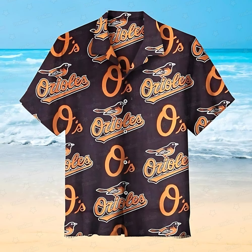 Baltimore Orioles Retro Os Hawaiian Shirt