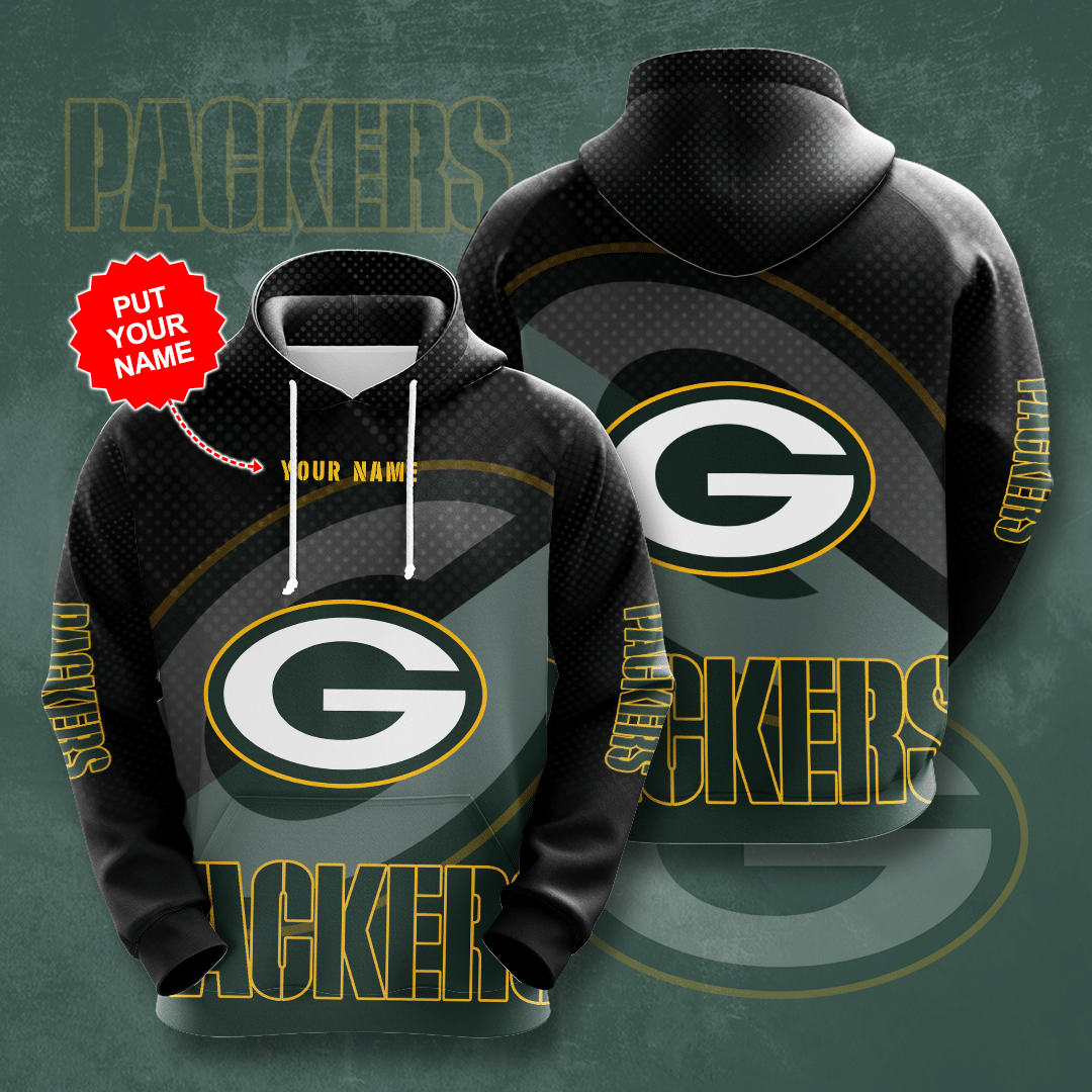 Personalized Green Bay Packers 3D Hoodie – V4