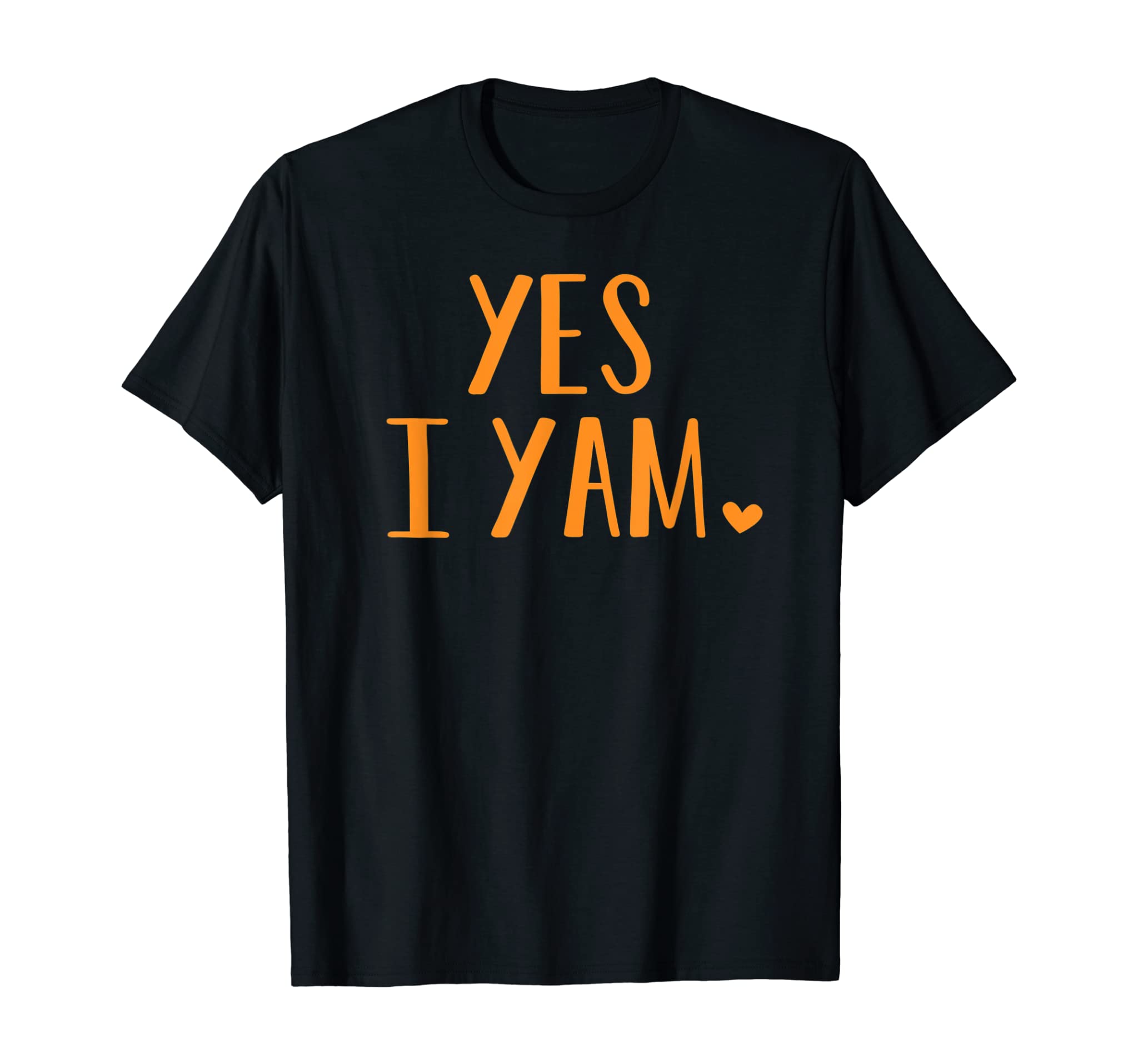 Yes I Yam Funny Thanksgiving Halloween Matching Couple Gift T-Shirt