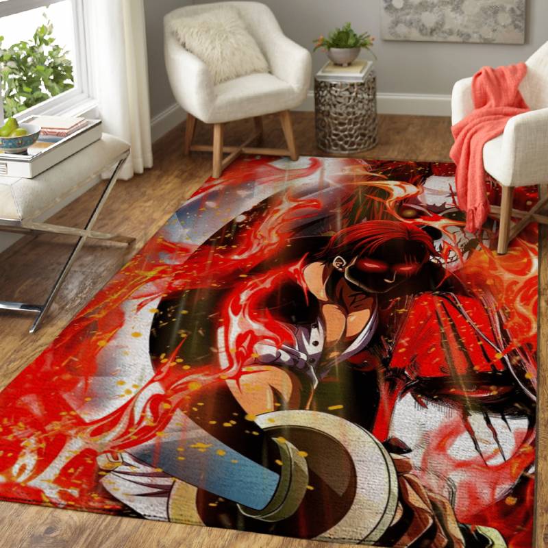 One Piece Shanks Red Hair Art Area Rug – Carpet