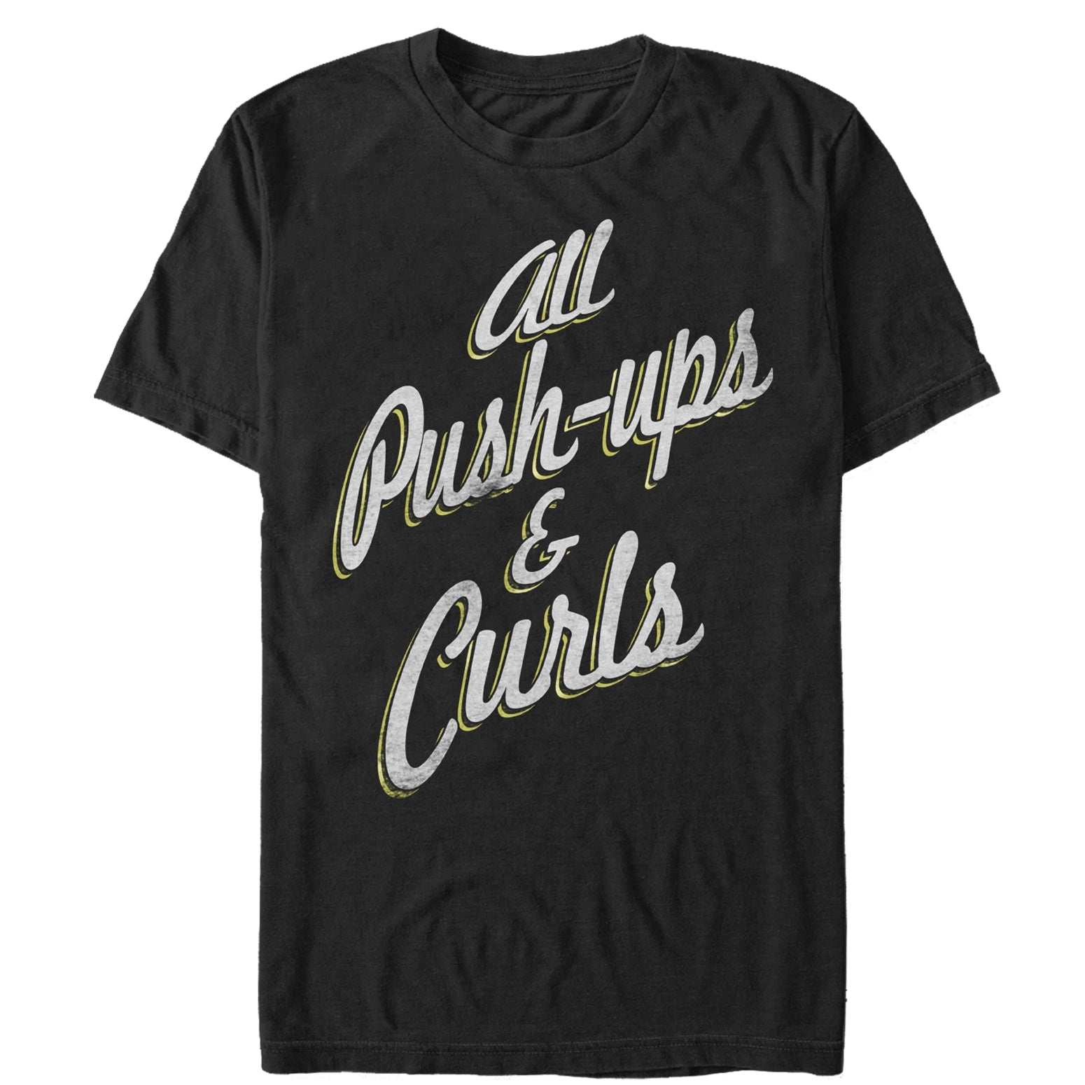 Chin Up Women’S Push-Ups And Curls  Boyfriend Tee