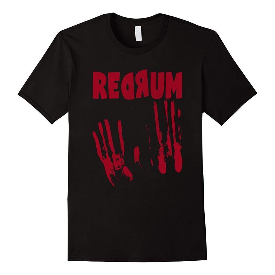 Redrum Vintage Slasher Scary Ghost Demon Men T-Shirt