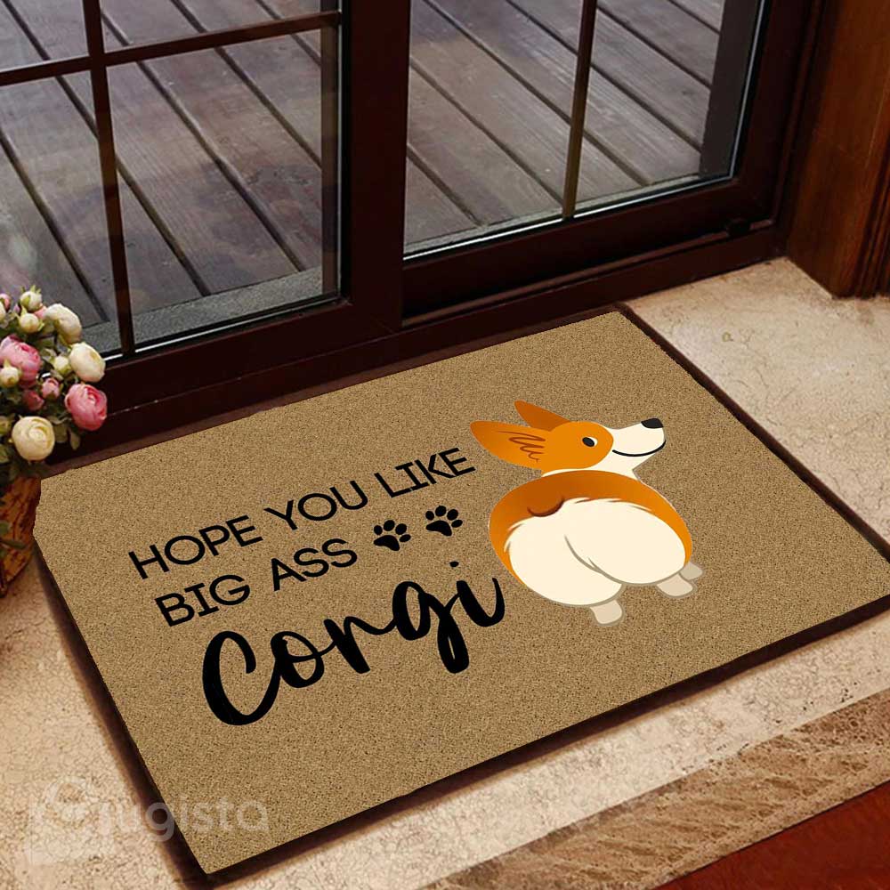 Big Ass Corgi 01 All Over Printing Doormat Pre2309