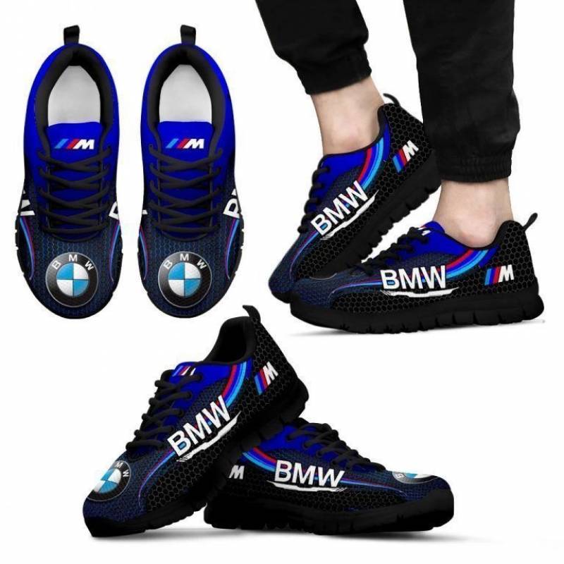 3D Printed BMW NTA Sneakers For Men &  Women Ver 2 (Blue)