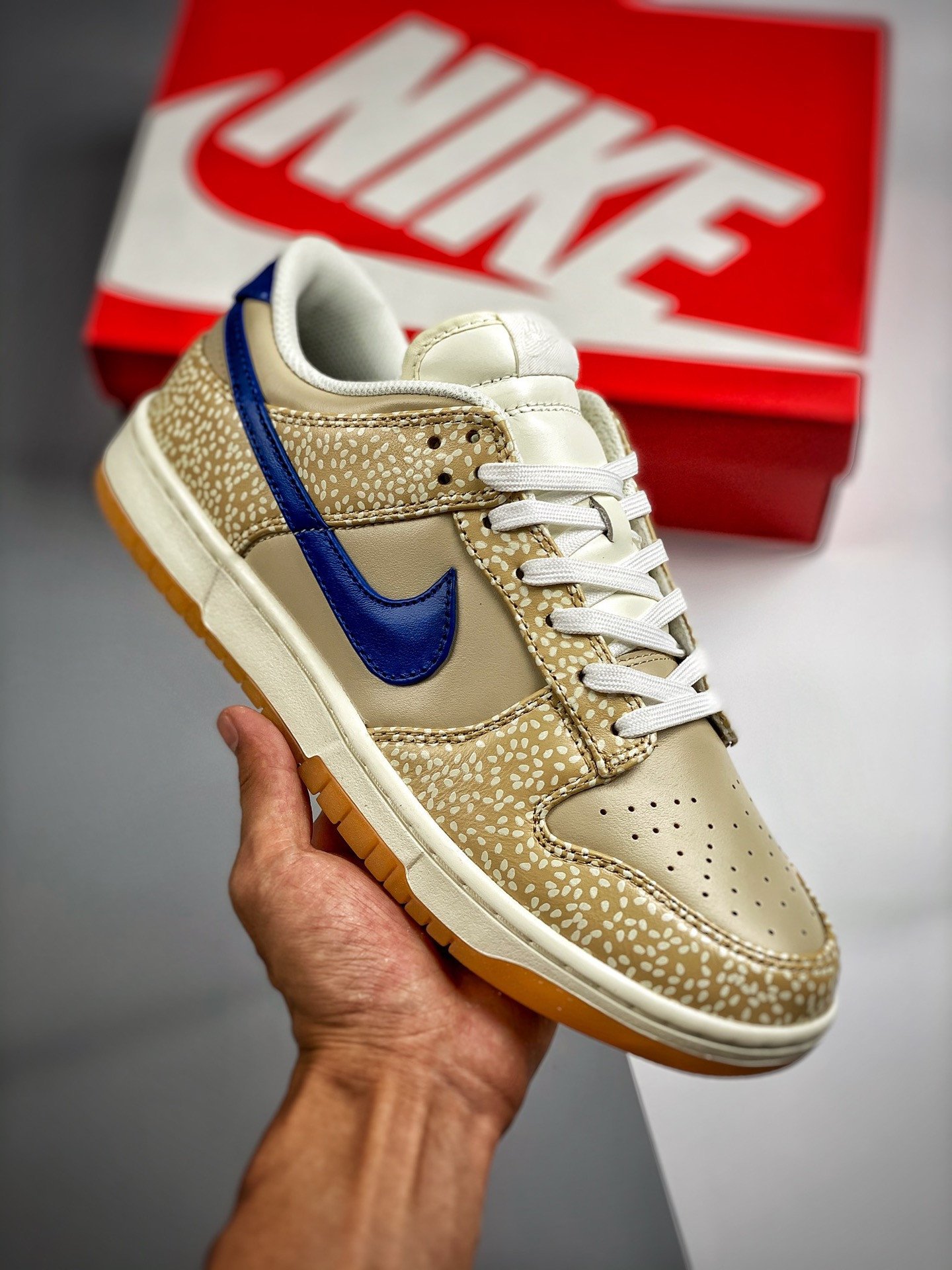 Nike Dunk Low SesameBlue Jay-Sail-Sanddrift-White-University Gold 5339241