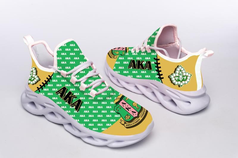 Wonder Print Footwear – Alpha Kappa Alpha Clunky Sneakers Lt10