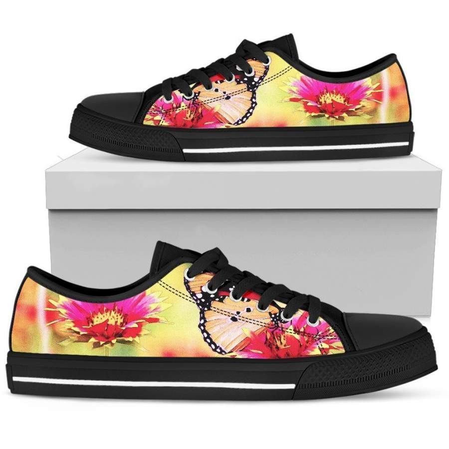 Women’s Low Tops Butterfly (Black Sole)