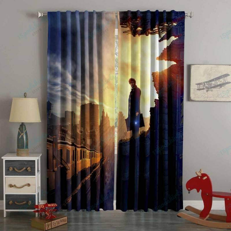 3D Printed Fantastic Beasts Style Custom Living Room Curtains