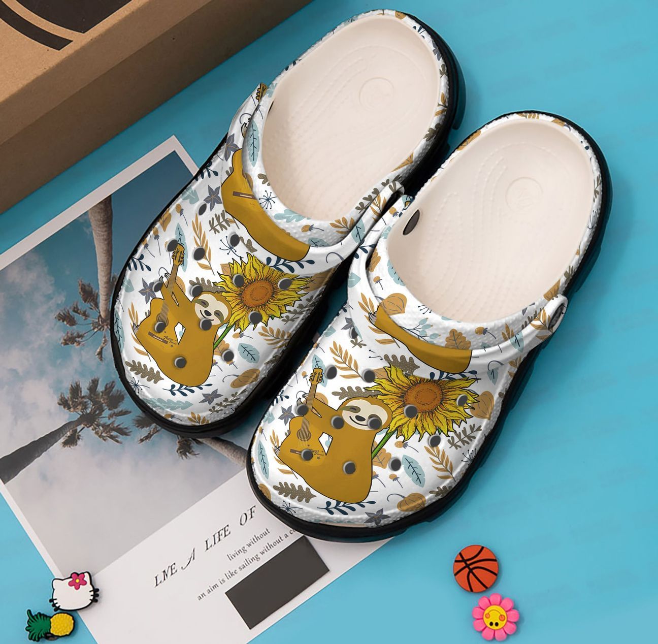 Sloth Camper Personalized Clog, Custom Name, Text, Color, Number Fashion Style For Women, Men, Kid, Print 3D Happy Sloth