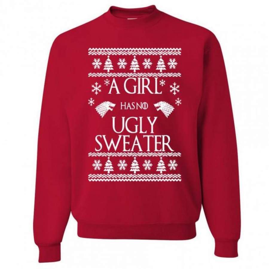 A girl has no ugly sweater christmas sweater – GST