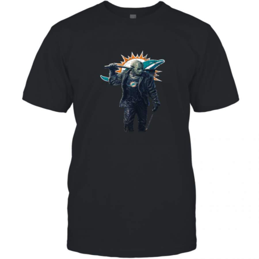 Jason Voorhees Miami Dolphins shirt T-Shirt