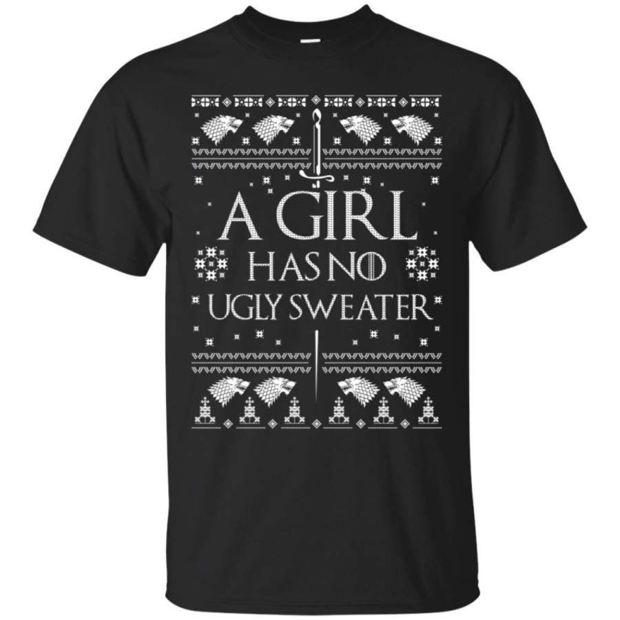 AGR A Girl Has No Ugly Sweater Christmas Shirt