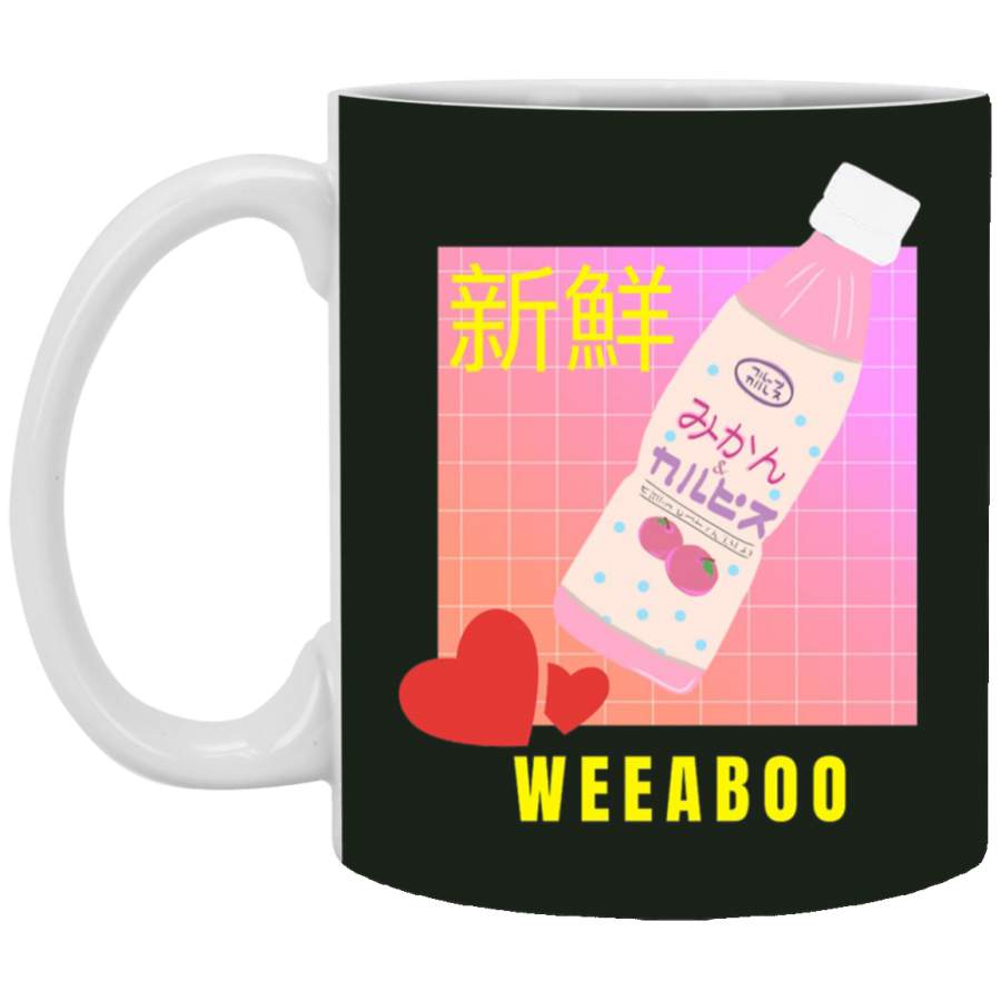 90s Japanese Otaku Weeaboo Stylish Aesthetic Milk Mug