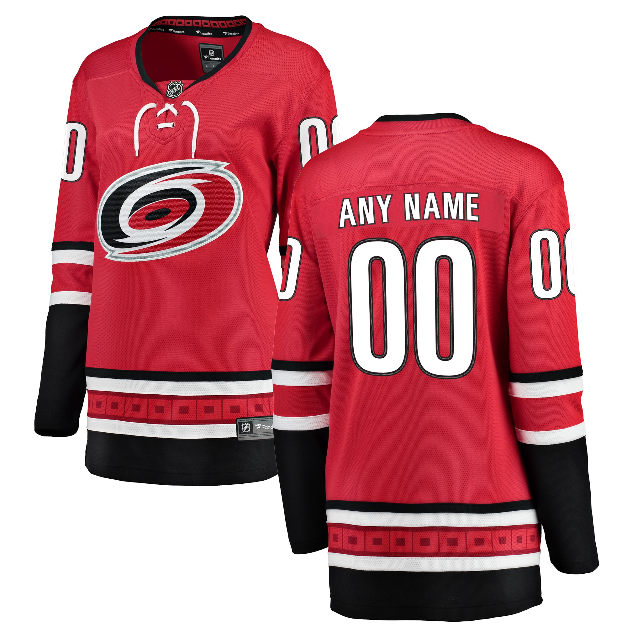 Women's Carolina Hurricanes Red Alternate Breakaway Custom Jersey