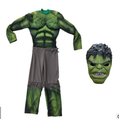 2021Kids Christmas Birthday Gifts Hulk Cosplay Muscle Costumes including Masks Halloween Children Costumes alx