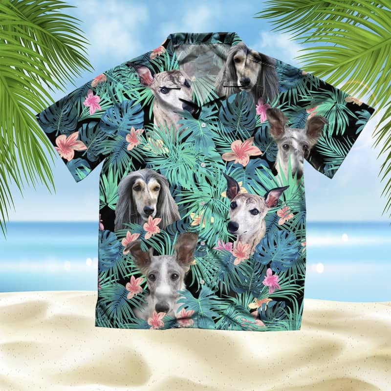 Felacia Sighthound Summer Leaves Hawaii Shirt Ha86278