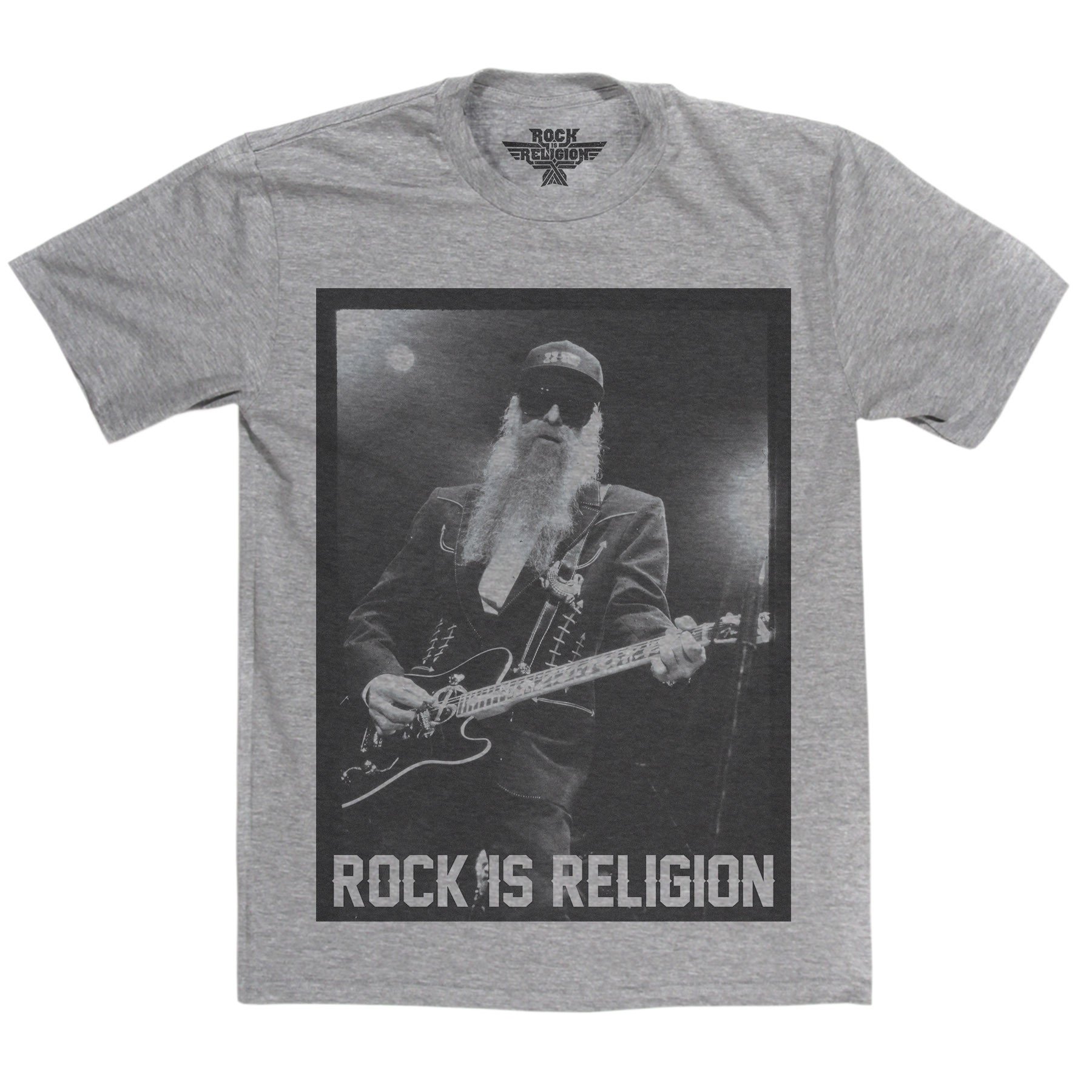 Rock is Religion Billy Gibbons T Shirt