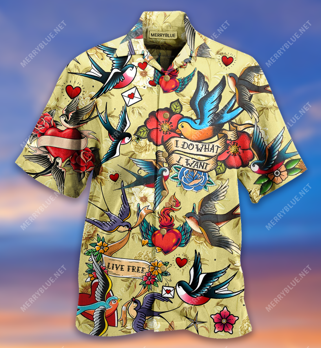 Live Free Like Birds Unisex Hawaii Shirt Ha88314