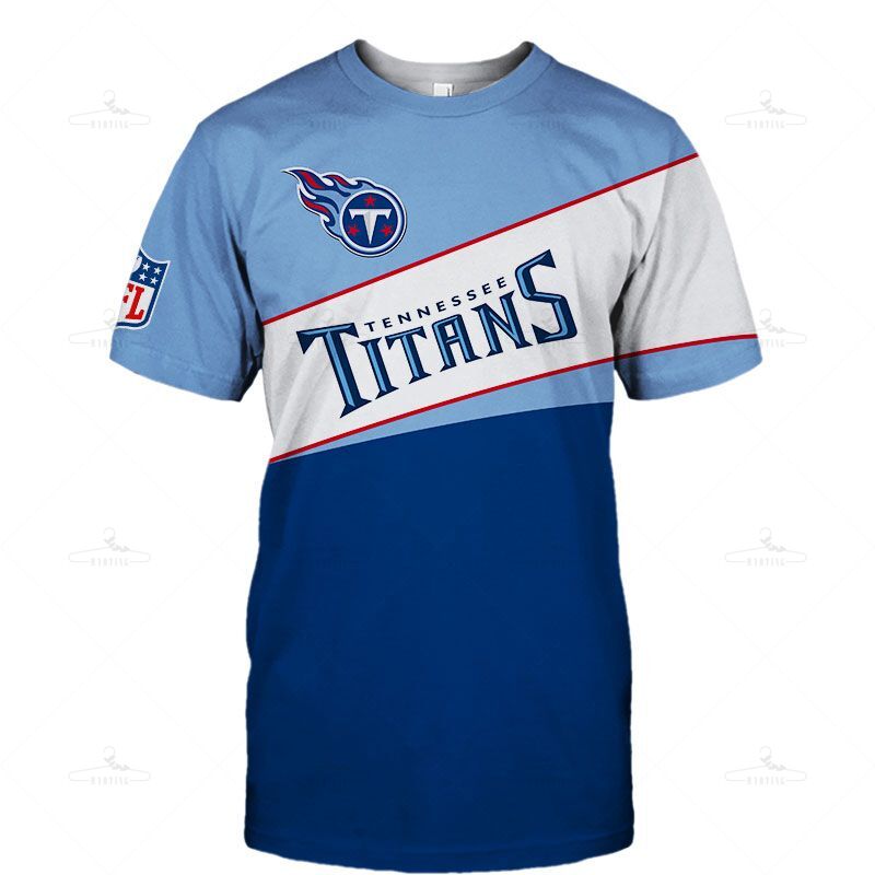 Tennessee Titans T-Shirt 3D  Short Sleeve Gift