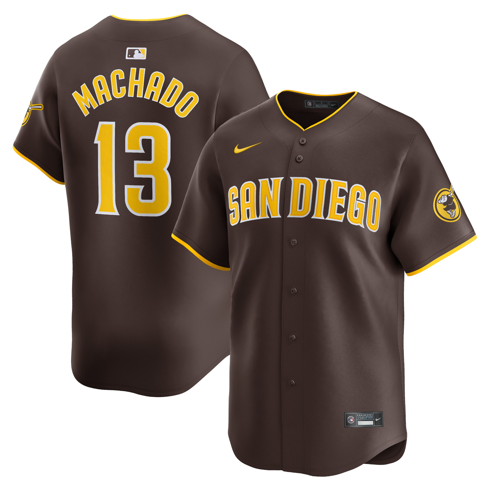 Manny Machado San Diego Padres Away Limited Player Jersey – Red