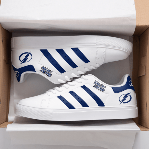 Tampa Bay Lightning 3D Over Printed Stan Smith Shoes Ver 1