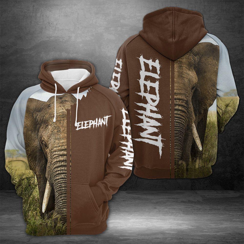 Hoodie Mother’s day Father’s day unique gift ideas for mom & dad from daughter & son kids, meaningful birthday presents –  Amazing Elephant HT26804 – All Over Print Unisex Hoodie