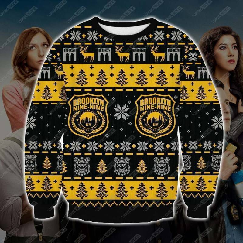 Brooklyn Nine-nine 3D Print Ugly Christmas Sweatshirt V3