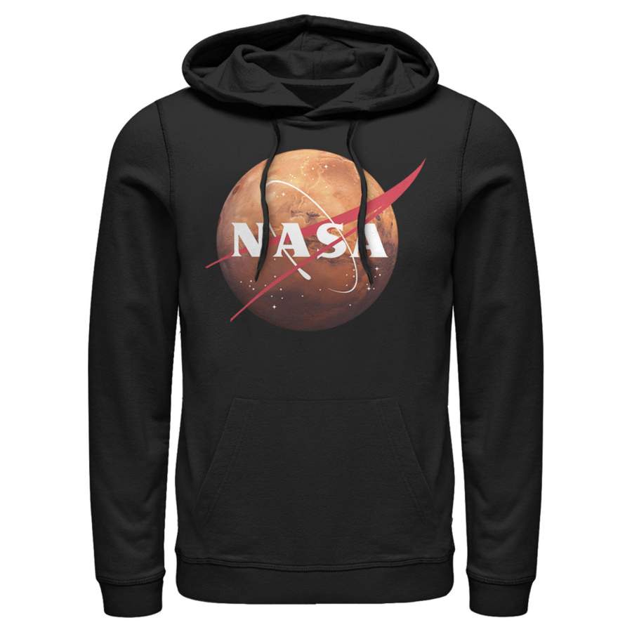 NASA Men’s Mars Logo  Lightweight Hoodie