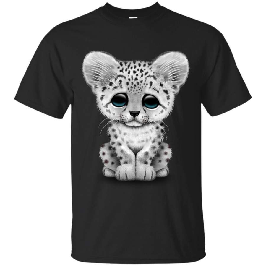 SNOW LEOPARD – Cute Snow Leopard Cub T Shirt & Hoodie