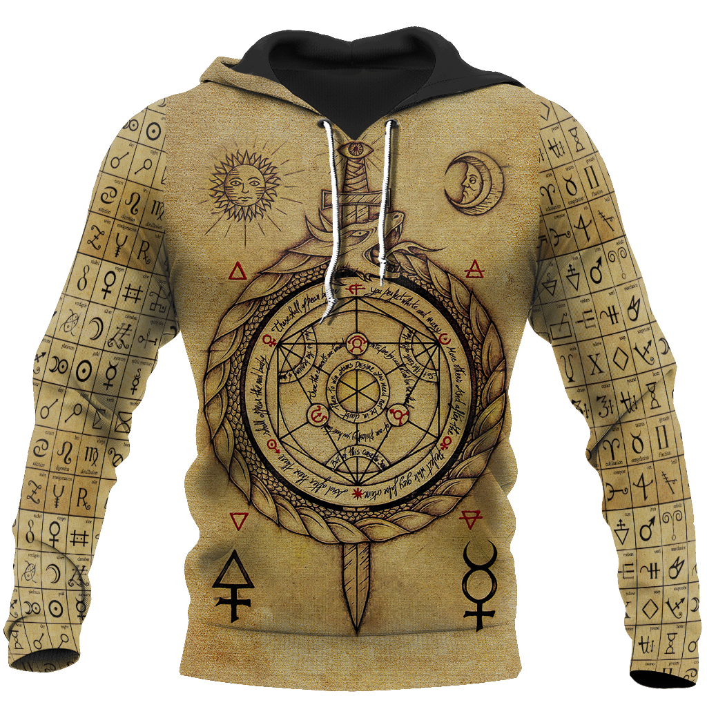 Alchemy 3D All Over Printed Shirts Hoodie JJ020101CHV