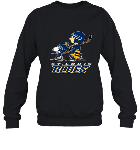 Let’S Play St. Louis Blues Ice Hockey Snoopy 2D Sweatshirt