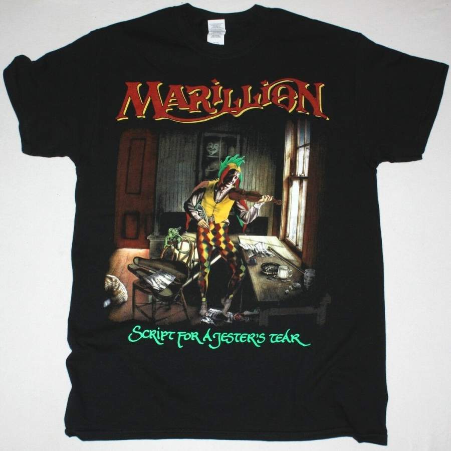 Marillion Script For A Jester’s Tear Black T Shirt