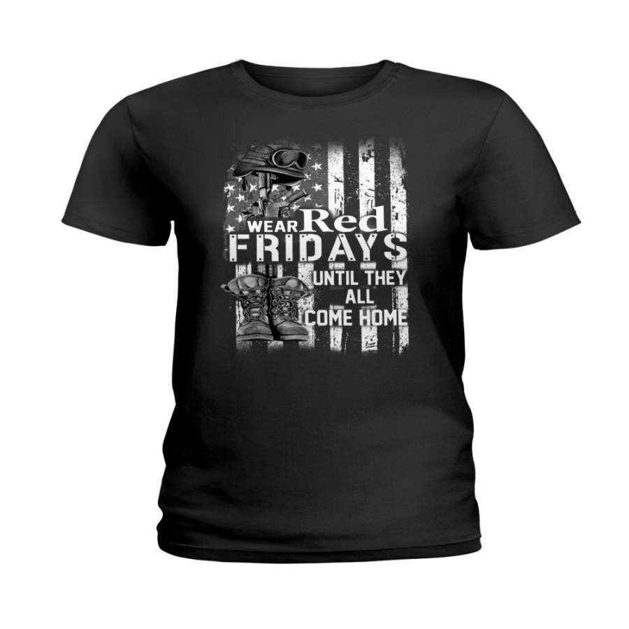 We Are Red Fridays Veteran Shirt Ladies Tee