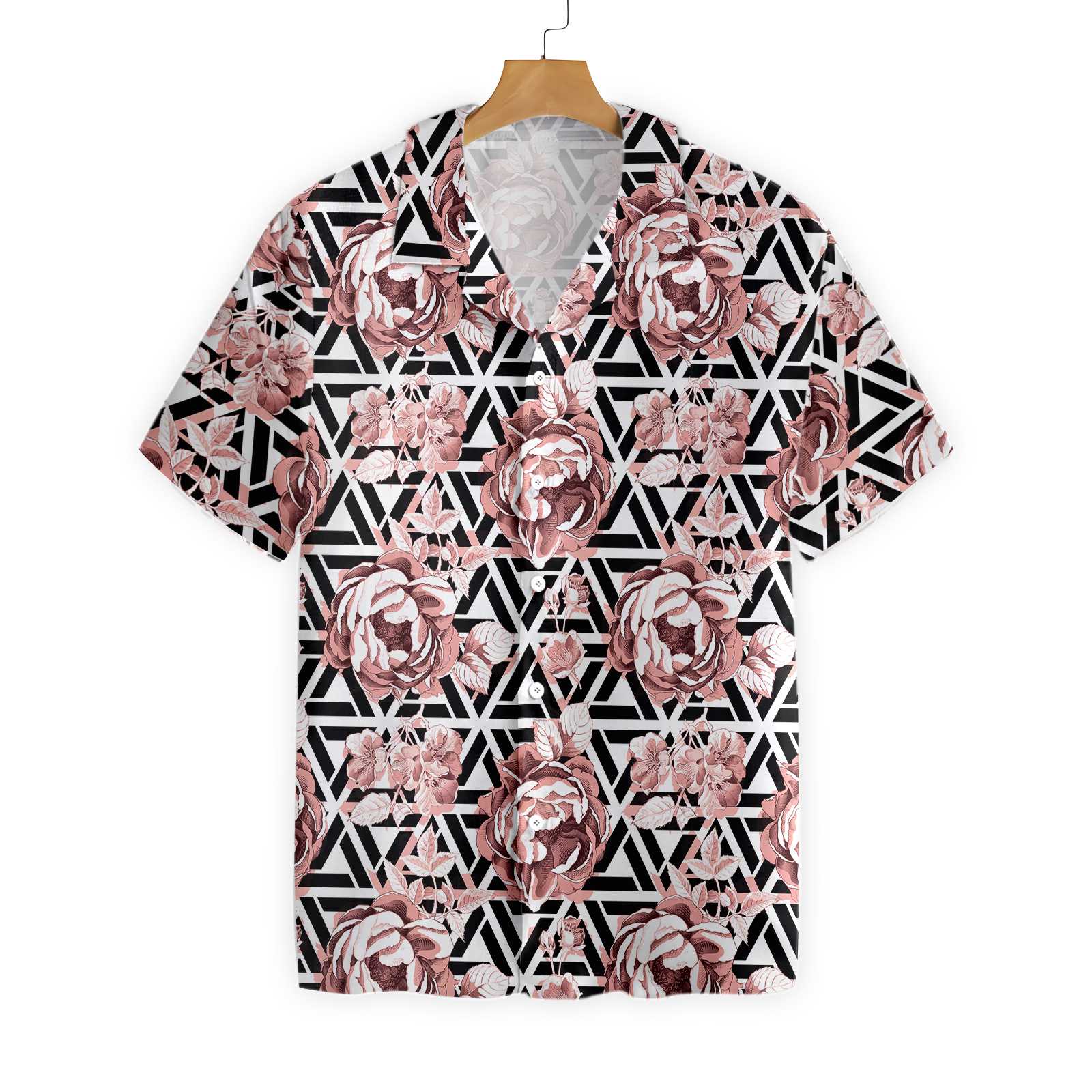 Rose Gold Flowers Hawaii Shirt Ha56344