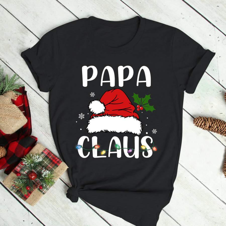 Funny Papa Claus Christmas T-Shirt Pajamas Santa Gift T-Shirt