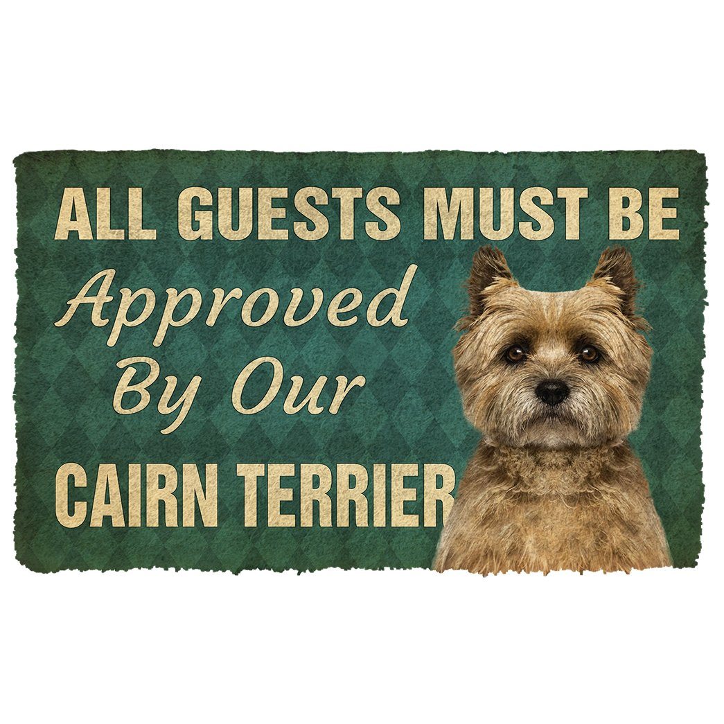 Gearhumans  Gearhuman 3D Must Be Approved By Our Cairn Terrier Custom Doormat