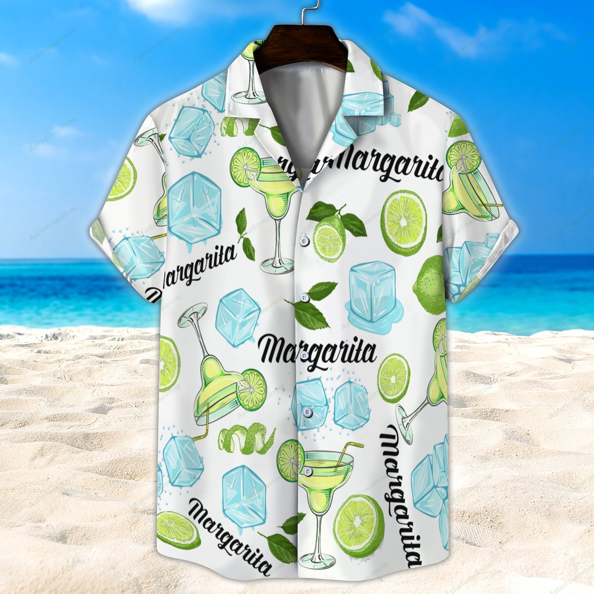 Margarita White Unisex Hawaiian Shirt Beach Cocktail Hawaiian Ha89121