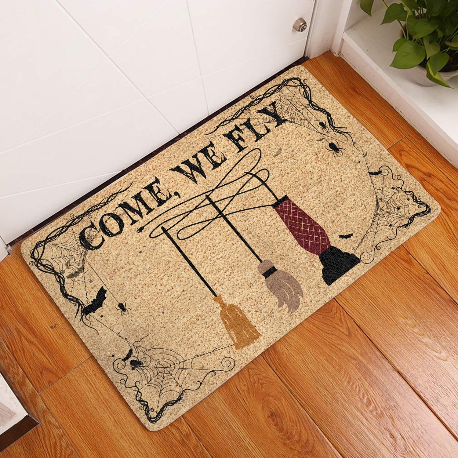 Come-We Fly Coir Pattern All Over Printing Doormat Pre2047