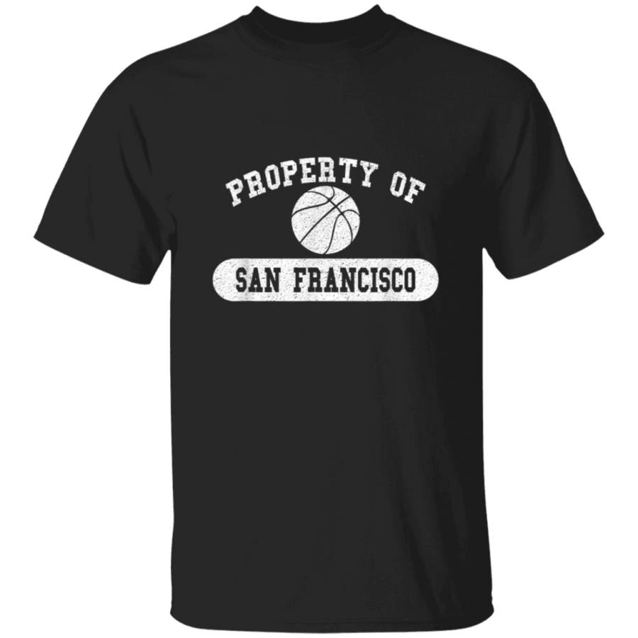 Property of San Francisco CA Basketball TShirt