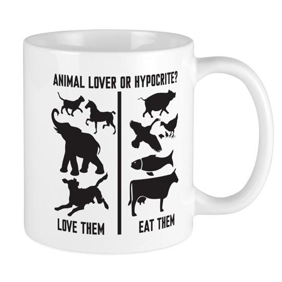 Animal Lover Or Hypocrite? Mug