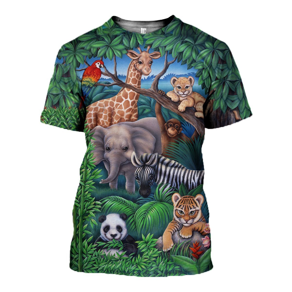 3D All Over Printed Jungle Animals Clothes