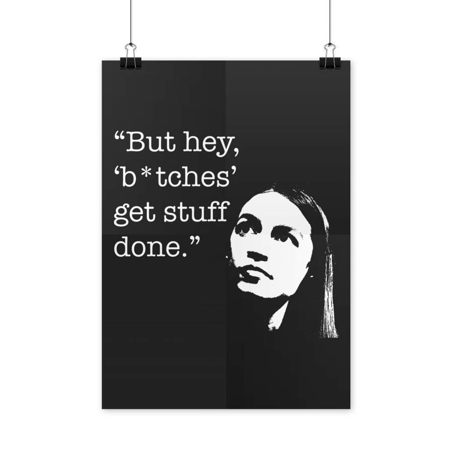 Alexandria Ocasio-Cortez Poster Aoc Posters – MD – Home Decor Styles