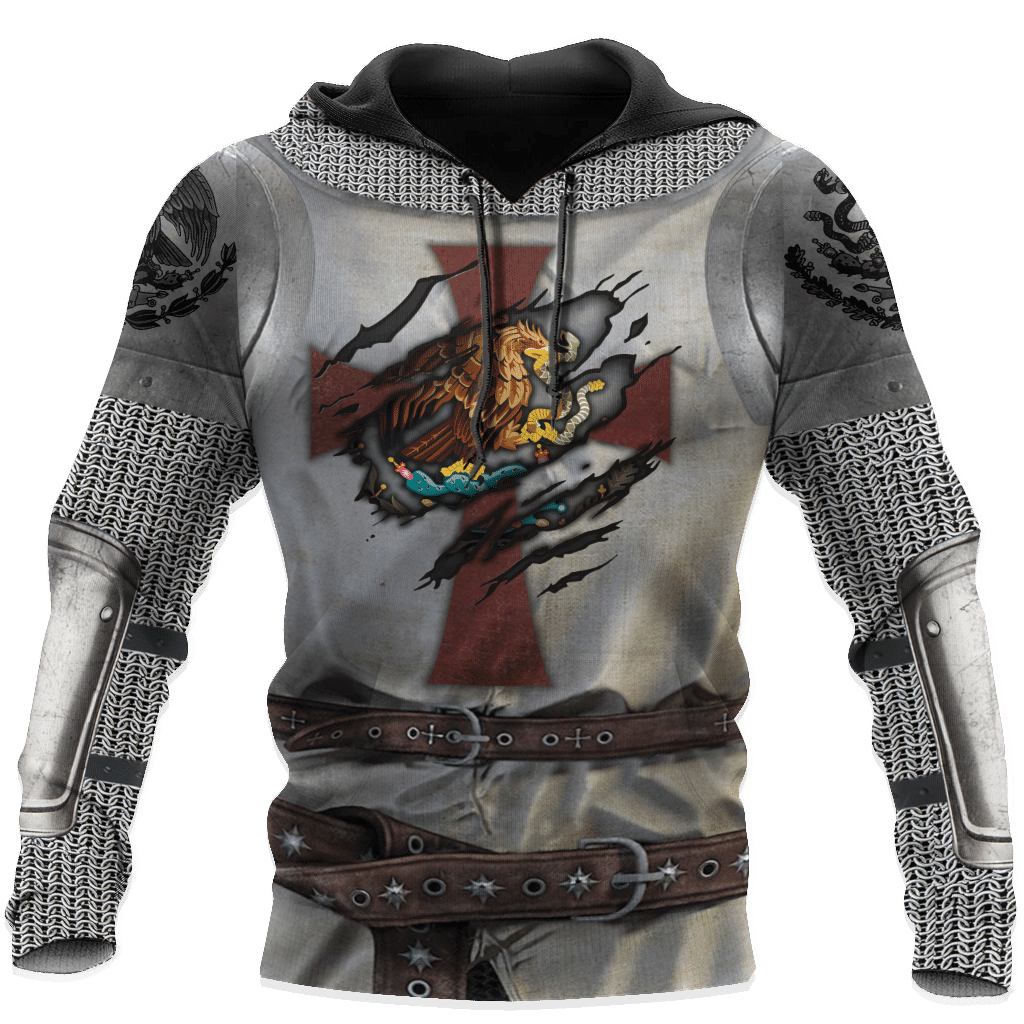 Mexican Cloak Of Arm Armor 3D All Over Printed Hoodie For Men And Women