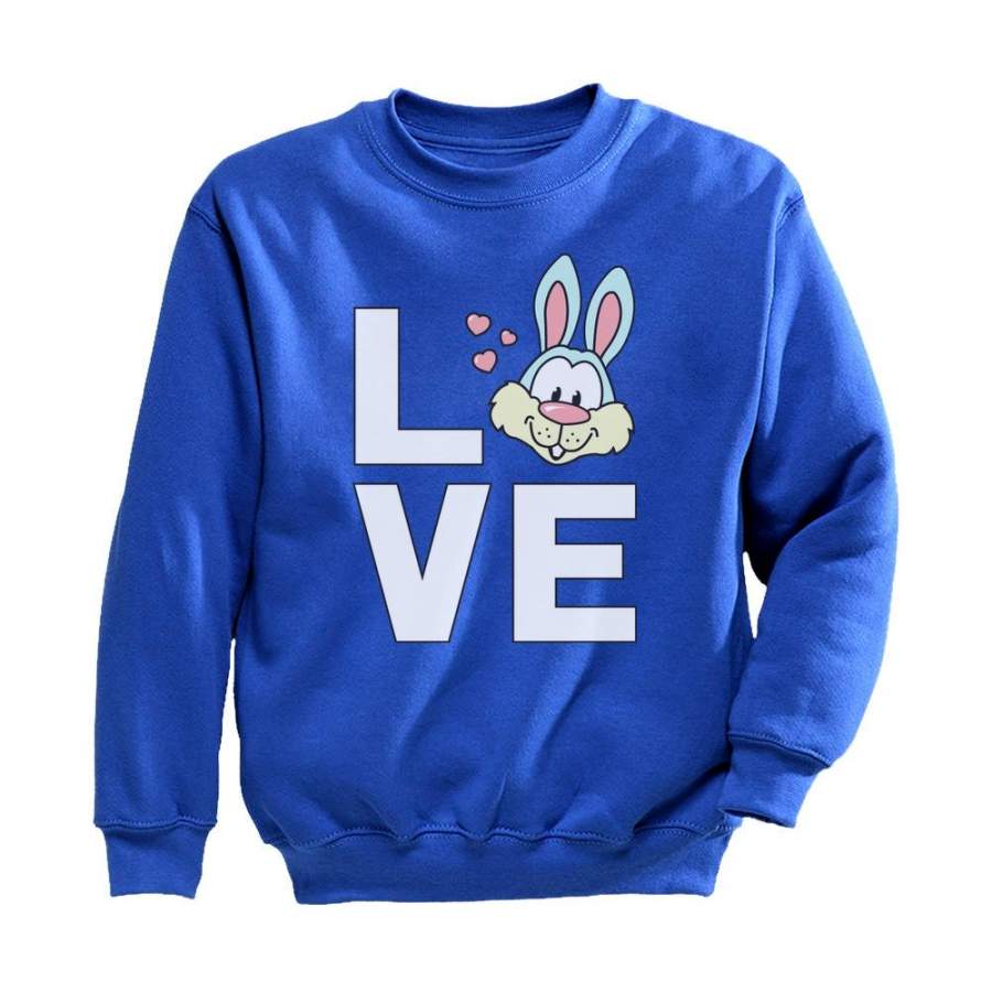 Love Bunny Youth Kids Sweatshirt