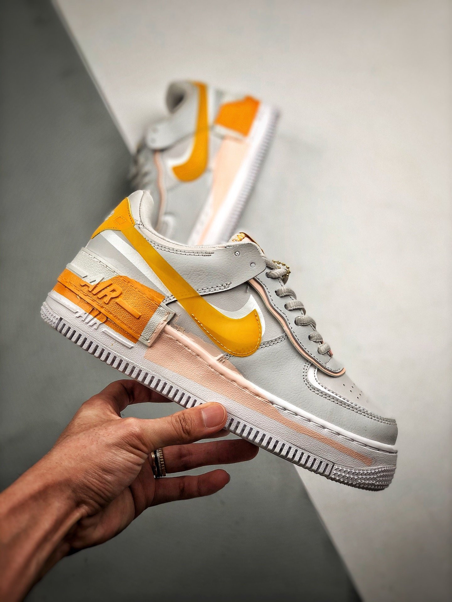 Nike Air Force 1 Shadow Vast GreyPollen Rise CQ9503-001 5340015